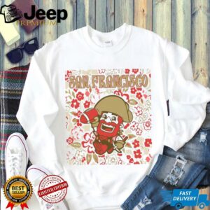 San Francisco Team Mascot Floral Spirit Mascot Shirt