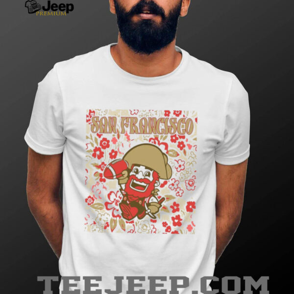San Francisco Team Mascot Floral Spirit Mascot Shirt