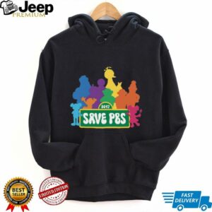Save PBS Resist Political Protest Save Public Broadcasting Hands Off Shirt