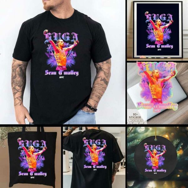 Sean O’Malley Old English Palms UFC Graphic shirt