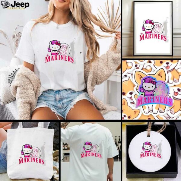 Seattle Mariners Hello Kitty 2025 Baseball shirt