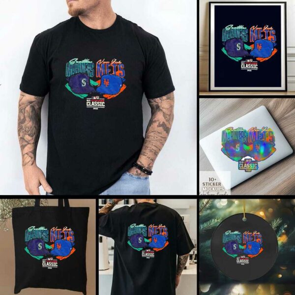 Seattle Mariners vs New York mets hats Little League Classic MLB 2025 shirt