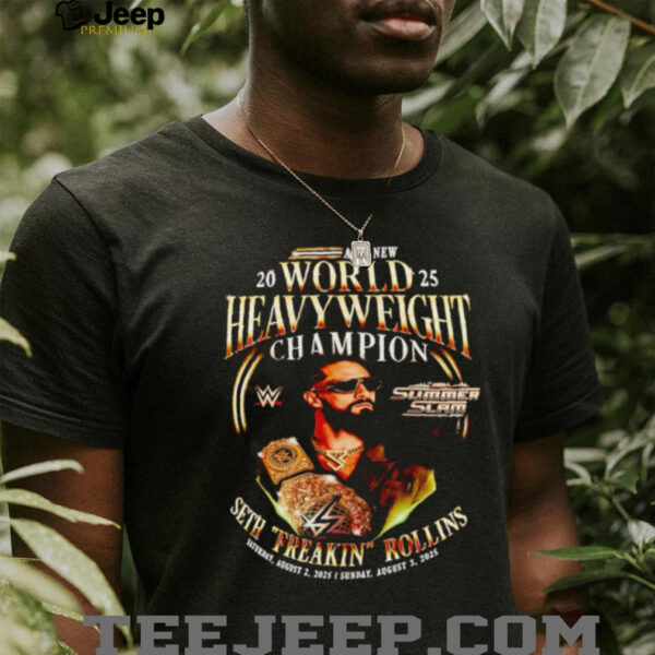 Seth Rollins 2025 World Heavyweight Champion shirt