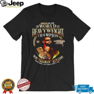 Seth Rollins 2025 World Heavyweight Champion shirt