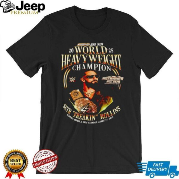 Seth Rollins 2025 World Heavyweight Champion shirt