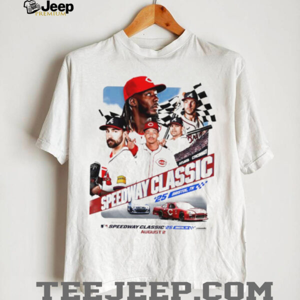 Shake and bake MLB Speedway Classic ’25 Braves and Reds shirt