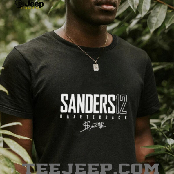 Shedeur Sanders 12 Cleveland Browns Quarterback signature shirt
