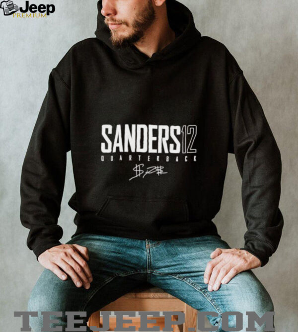 Shedeur Sanders 12 Cleveland Browns Quarterback signature shirt