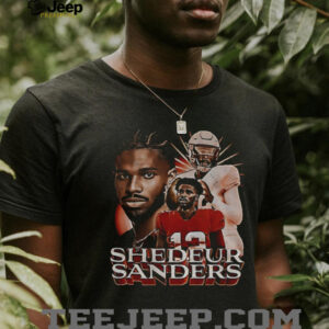Shedeur Sanders 2 Cleveland Browns Football NFL cartoon signature shirt