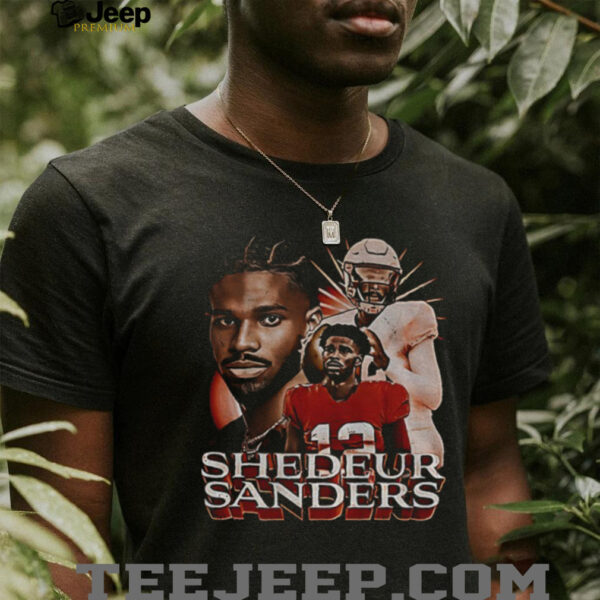 Shedeur Sanders 2 Cleveland Browns Football NFL cartoon signature shirt