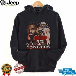 Shedeur Sanders 2 Cleveland Browns Football NFL cartoon signature shirt