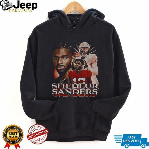 Shedeur Sanders 2 Cleveland Browns Football NFL cartoon signature shirt