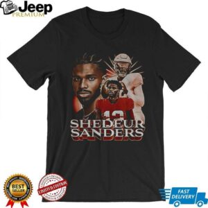 Shedeur Sanders 2 Cleveland Browns Football NFL cartoon signature shirt