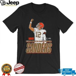 Shedeur Sanders Cleveland Browns Believe Football Signature Shirt