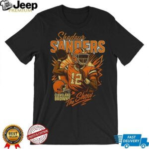 Shedeur Sanders Cleveland Browns Football NFL the show shirt