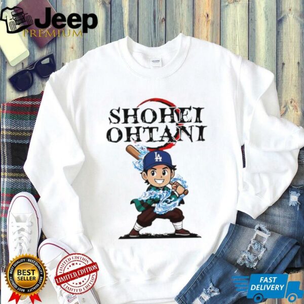 Shohei Ohtani X Demon Slayer anime shirt