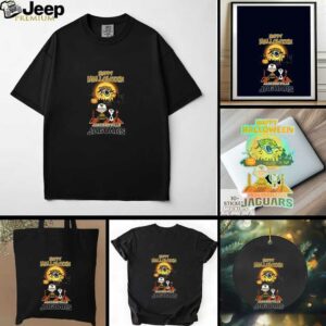 Snoopy And Charlie Brown X Jacksonville Jaguars Happy Halloween T...