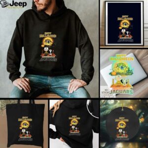 Snoopy And Charlie Brown X Jacksonville Jaguars Happy Halloween T...