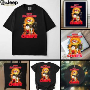 Snoopy And Charlie Brown X Kansas City Chiefs Happy Halloween 2025 shirt