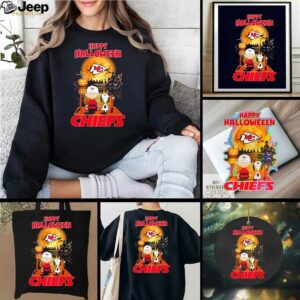 Snoopy And Charlie Brown X Kansas City Chiefs Happy Halloween 2025 shirt