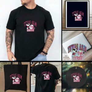 Snoopy Peanuts x Texas A&M Joe Cool Football shirt