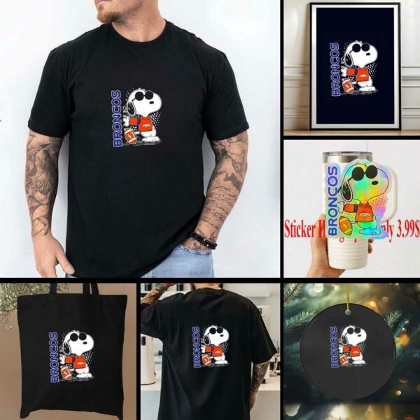 Snoopy x Denver Broncos football shirt