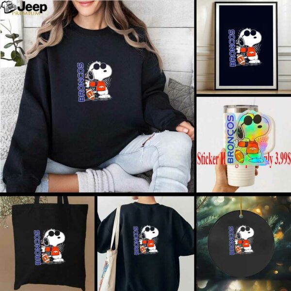 Snoopy x Denver Broncos football shirt