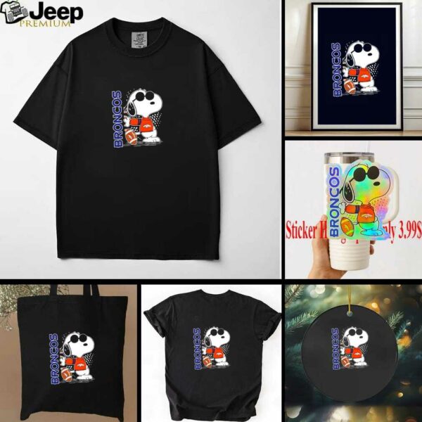 Snoopy x Denver Broncos football shirt