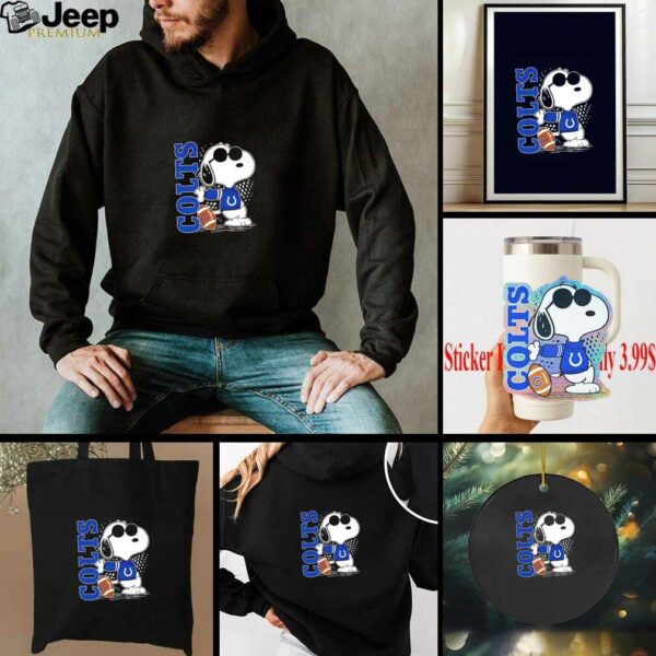 Snoopy x Indianapolis Colts football shirt