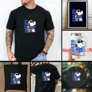 Snoopy x Indianapolis Colts football shirt