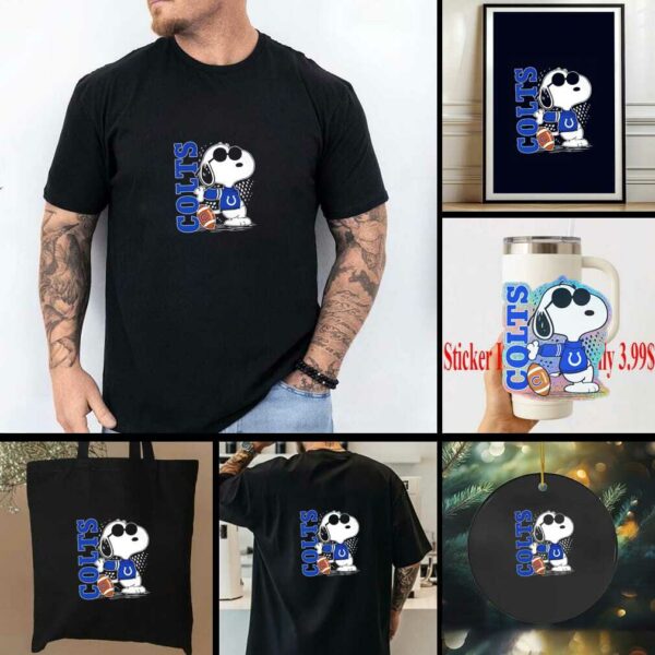 Snoopy x Indianapolis Colts football shirt