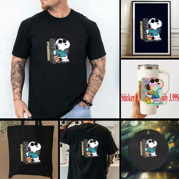 Snoopy x Jacksonville Jaguars football shirt