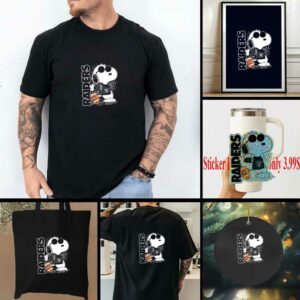 Snoopy x Las Vegas Raiders football shirt