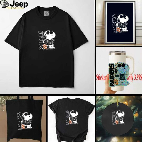 Snoopy x Las Vegas Raiders football shirt