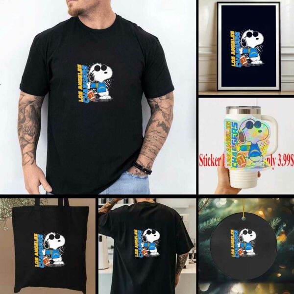 Snoopy x Los Angeles Chargers football shirt