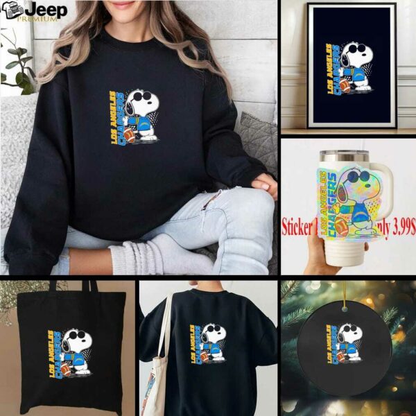 Snoopy x Los Angeles Chargers football shirt