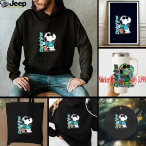 Snoopy x Miami Dolphins football shirt