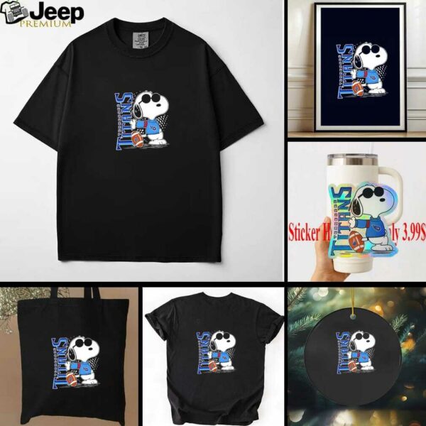 Snoopy x Tennessee Titans football shirt