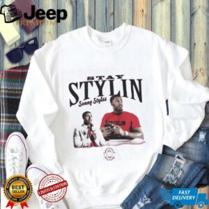 Sonny Styles portrait stay stylin Ohio State shirt