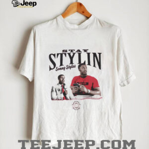 Sonny Styles portrait stay stylin Ohio State shirt