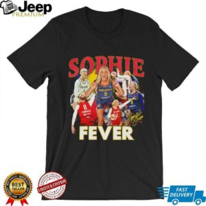 Sophie Cunningham Indiana Fever WNBA All Star collage signature shirt