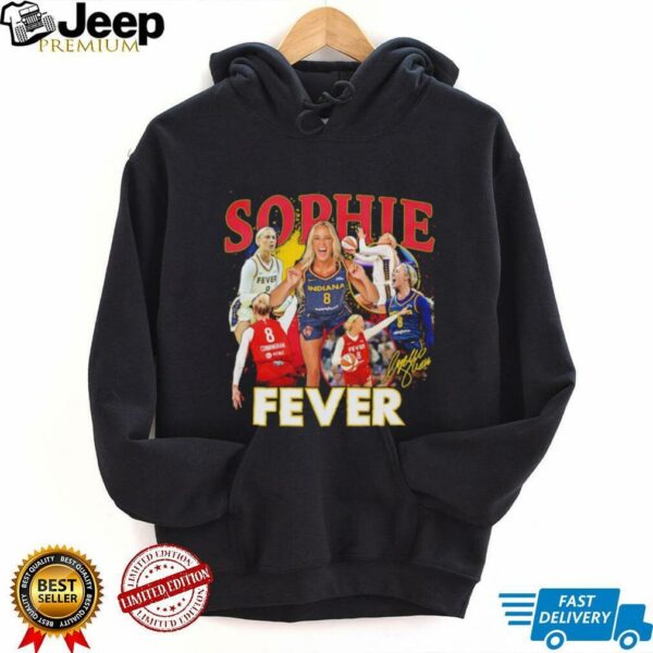 Sophie Cunningham Indiana Fever WNBA All Star collage signature shirt