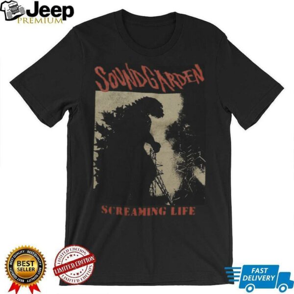Soundgarden Godzilla Screaming Life T Shirt