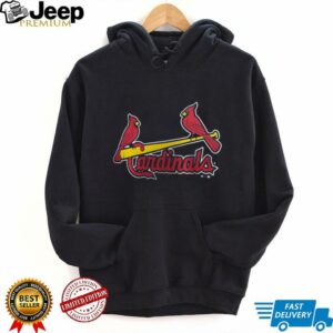 St. Louis Cardinals Navy Official Team Wordmark T Shirt