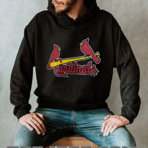 St. Louis Cardinals Navy Official Team Wordmark T Shirt