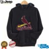 St. Louis Cardinals Navy Official Team Wordmark T Shirt