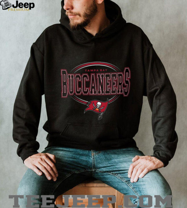 Starter Black Tampa Bay Buccaneers Team Track Graphic Long Sleeve T Shirt