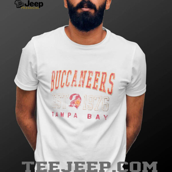 Starter White Tampa Bay Buccaneers Throwback Logo T Shirt