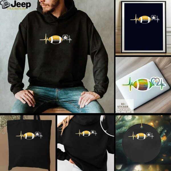 Steelers Baseball Heart Shirt