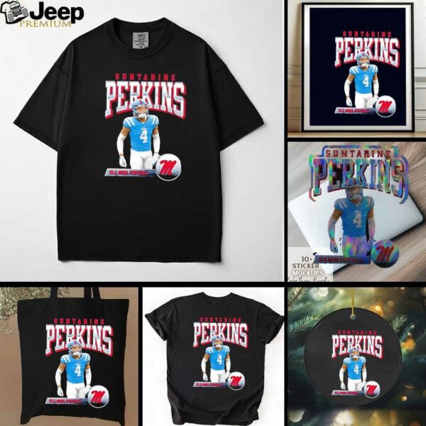 Suntarine Perkins Ole Miss Rebels Illustrated shirt